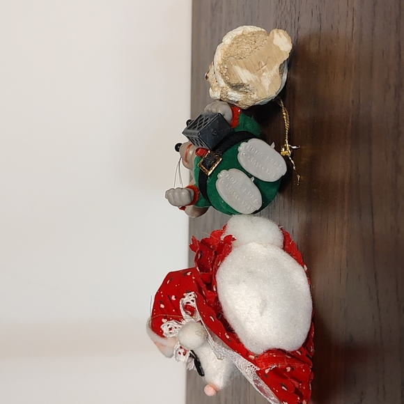 Merry Mice Mouse Christmas Tree Ornaments Vintage - Picture 5 of 10